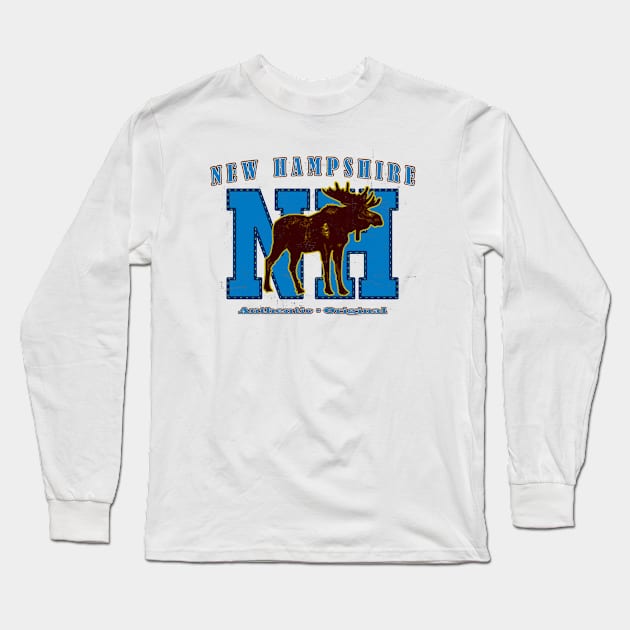 New Hampshire: Authentic and Original Long Sleeve T-Shirt by New Hampshire Magazine